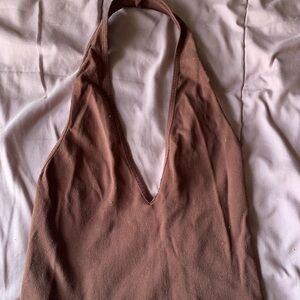 Free people V-neck halter top